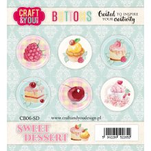 CB06-SD Button set - Sweet Dessert