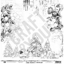 CP-AW11 Watercolor paper-Craft & You Design 30.5x30.5 ARCTIC WINTER 11