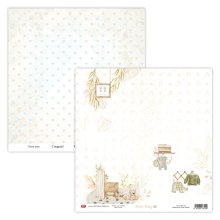 CP-BH05 Double-sided paper 12x12" Boho Baby 05 ( 10 pcs )