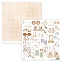 CP-BH07 Elements for self-cutting out 12x12" Boho Baby 07 ( 10 pcs )