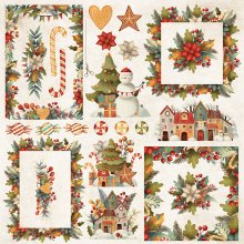 CP-CC08 One-sided paper-elements-Craft & You Design 30.5x30.5 COLORS of CHRISTMAS 08