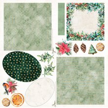 CP-CV09  One-sided paper-elements-Craft & You Design 30.5x30.5 Christmas Vibes
