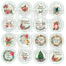 CP-CV12  One-sided paper-elements-Craft & You Design 30.5x30.5 Christmas Vibes