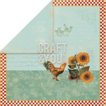 CP-MHG01  Double-sided paper 12x12" My Home Garden 01