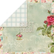 CP-TT04  Double-sided paper 12x12" Tea Time 04