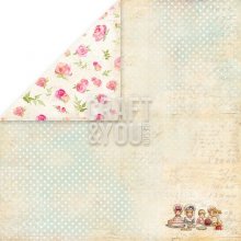 CP-TT05  Double-sided paper 12x12" Tea Time 05
