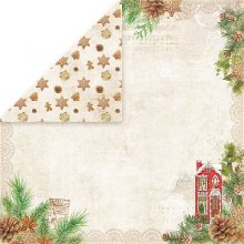 CP-VC01 Double-sided 12"x12"  Vintage Christmas 01