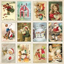 CP-VC07 One-sided paper-elements-Craft & You Design 30.5x30.5 Vintage Christmas 07