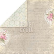 CP-WG05  Double-sided paper 12x12" WEDDING GARDEN 05