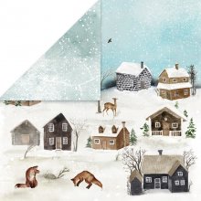 CP-WH01  Double-sided paper Craft & You Design 30.5x30.5 WINTER HOLIDAY 01