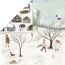 CP-WH02  Double-sided paper Craft & You Design 30.5x30.5 WINTER HOLIDAY 02