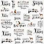 CP-WH09 Elements for self-cutting out 12x12" WINTER HOLIDAY 09 (10 pcs )