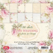 CPB-MW15 Block 15x15 Craft&You Design - My Wedding
