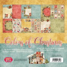 CPS-CC30 Paper set 12x12" Craft&You Design - COLORS of CHRISTMAS