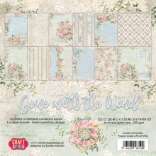 CPS-GWW30 Paper set 12x12" Craft&You Design - GONE WITH THE WIND