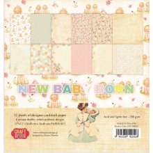 CPS-NBB30 Paper set 12x12" Craft&You Design - New Baby Born