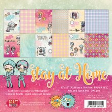 CPS-SAH30 Paper set 12x12" Craft&You Design - Stay at Home