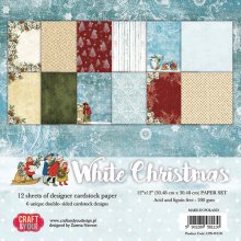 CPS-WC30 Paper set 12x12" Craft&You Design - White Christmas
