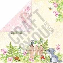 CP-WS05 Double-sided paper Craft & You Design 30.5x30.5 WOODLAND STORY 05