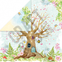 CP-WS06 Double-sided paper Craft & You Design 30.5x30.5 WOODLAND STORY 06