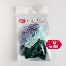 CRIB-016 RIBBONS - vintage ribbons - ARCTIC WINTER 01 -Craft&You Design