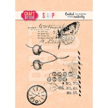 CS015 Clear Stamp - BLOOMING GRUNGE