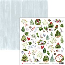CP-MCS08 Elements for self-cutting out 12x12" Magical Christmas 08 ( 10 pcs )