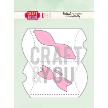 CW088 CUT DIES - Box with the bow - Craft&You Design