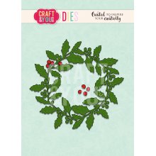 CW090 Die - Holly wreath Craft&You Design