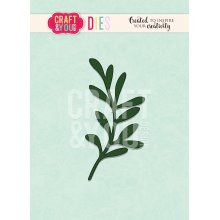 CW092  Die - Mistletoe twig - Craft&You Design
