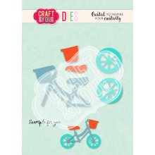 CW114 CUT DIES - baby bicycle - Craft&You Design