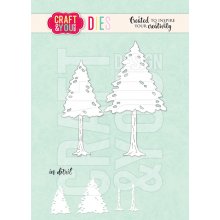 CW147 CUT DIES - Christmas trees - Craft&You Design